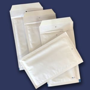 200 - Arofol® Size 2 120x215<P> White Padded Envelopes