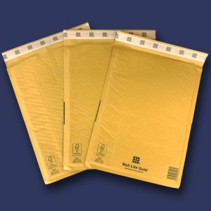 G/4 Mail Lite® 240x330<P> Gold Padded Envelopes